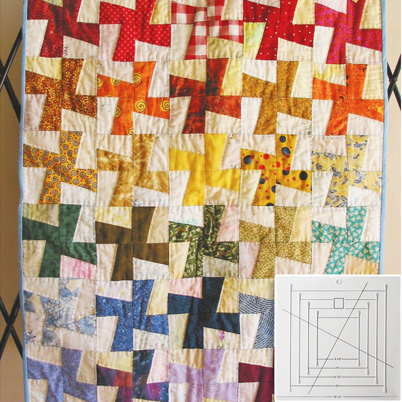 Creative Pinwheels Quilt Template