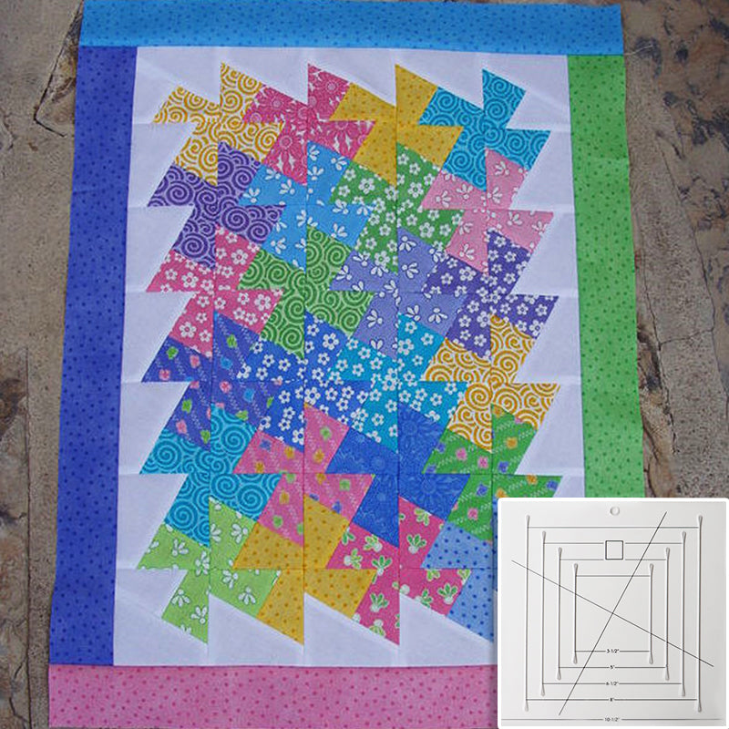 Creative Pinwheels Quilt Template