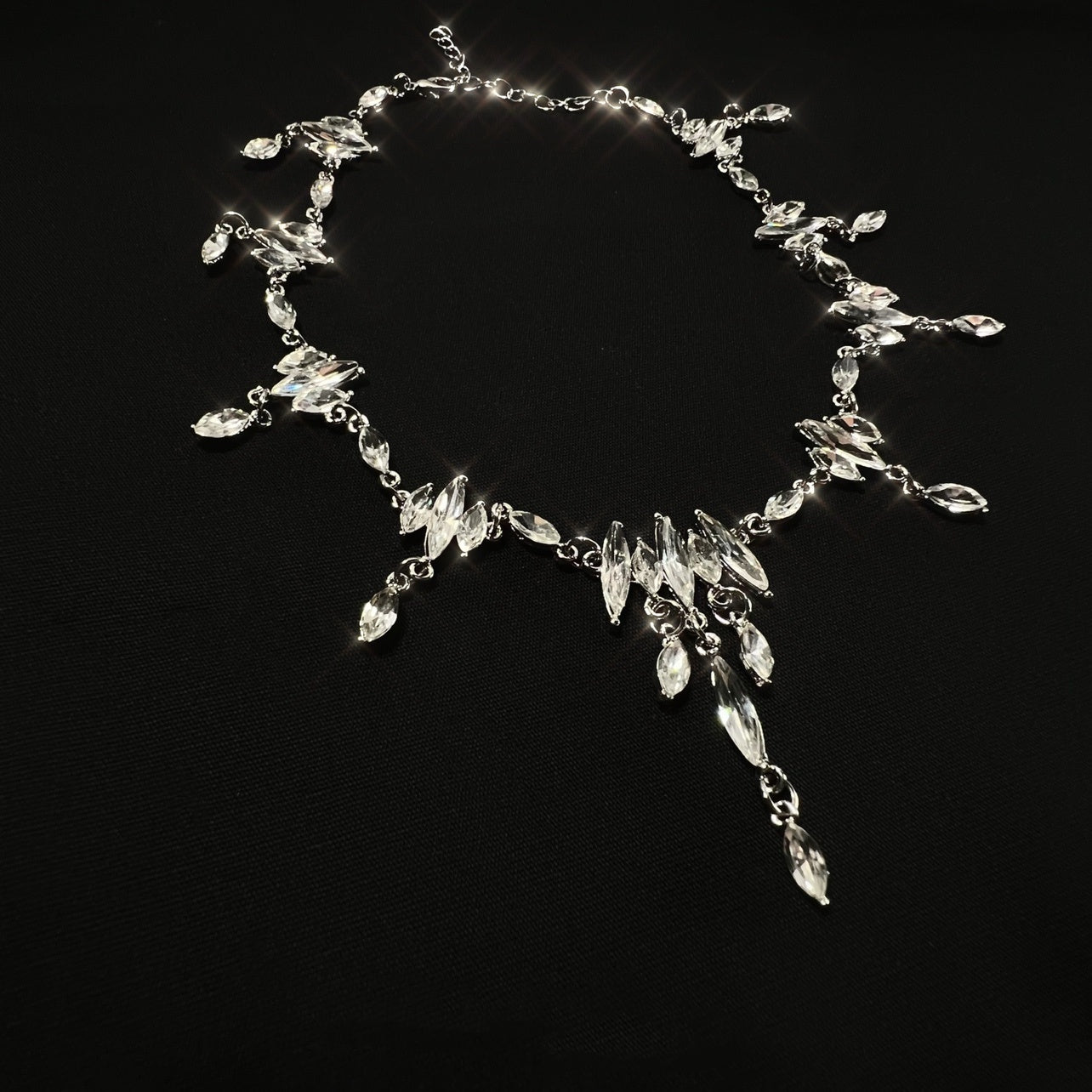 Ice Drop Glitter Necklace