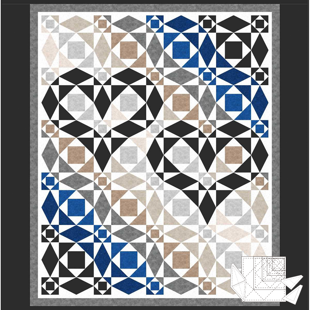 Storm At Sea Patchwork Template Set