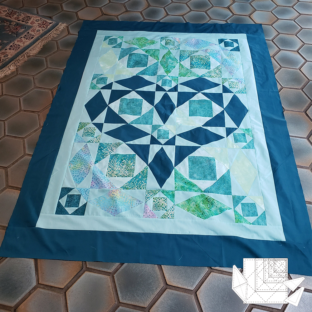 Storm At Sea Patchwork Template Set