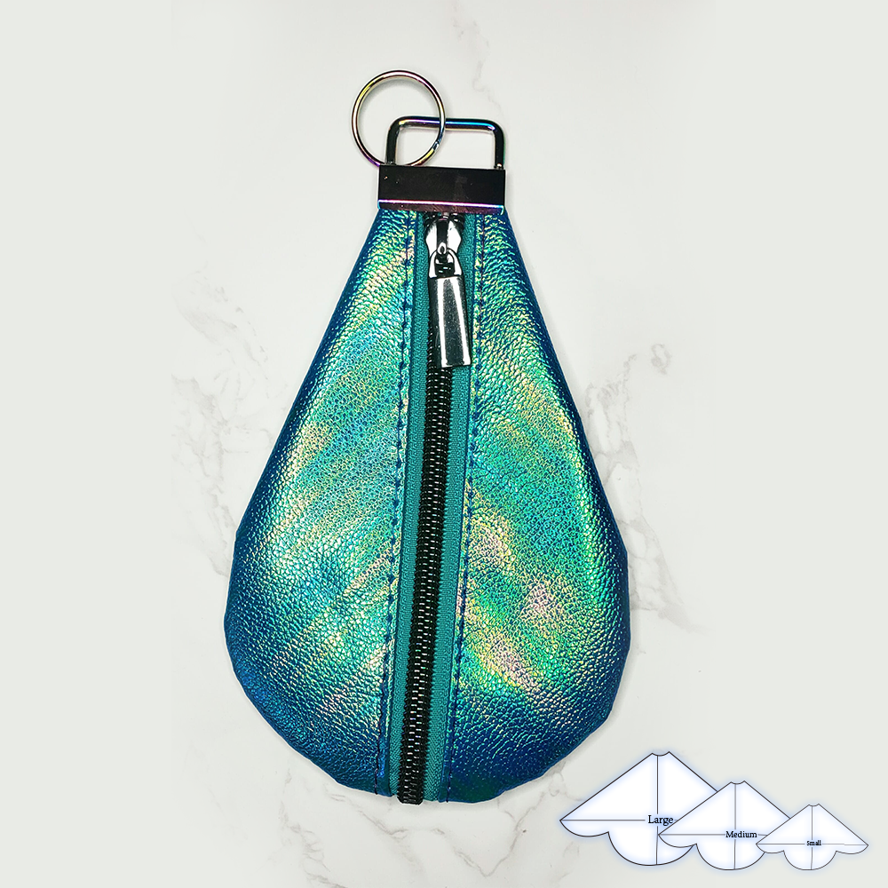 Cute Key Fob Pouch Template Set