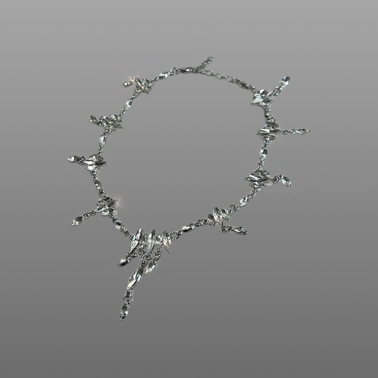 Ice Drop Glitter Necklace