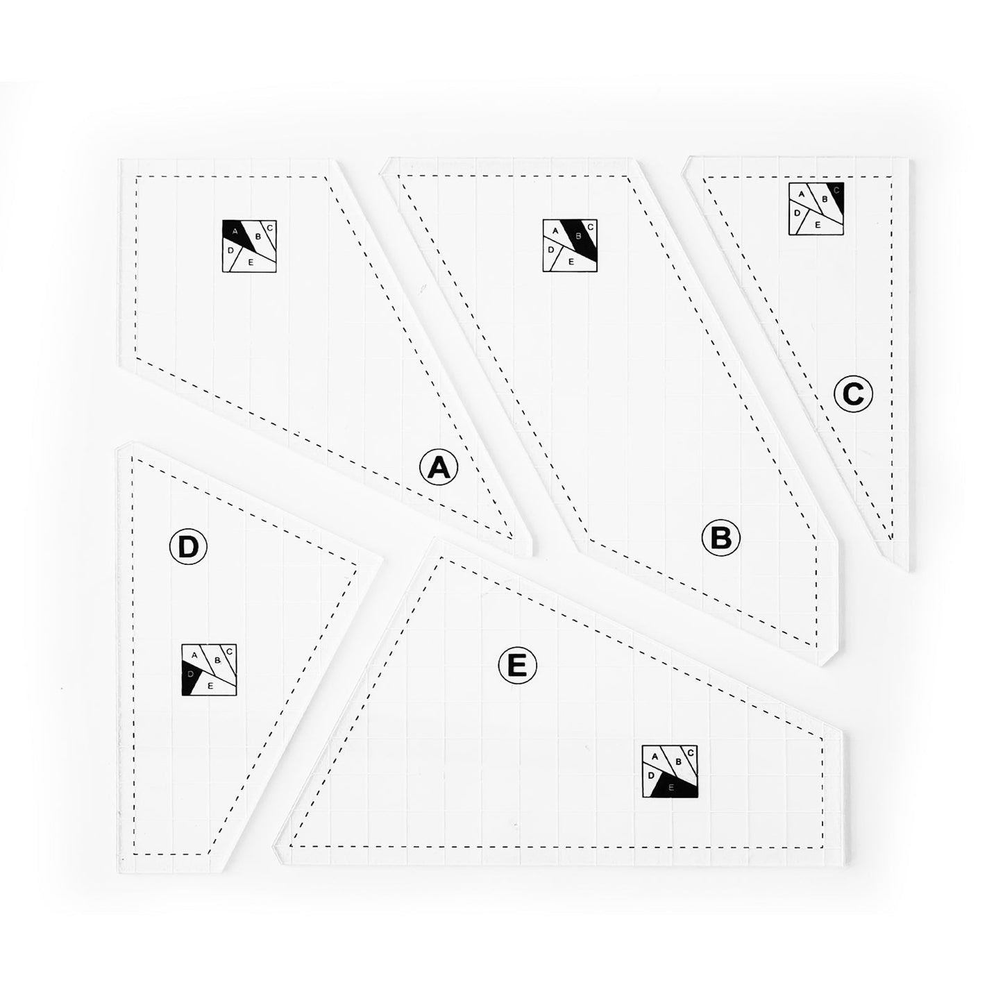 Sewing Quilt Cutting Template Set