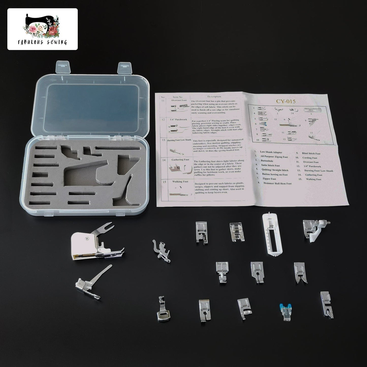 Presser Feet Set 15PCS