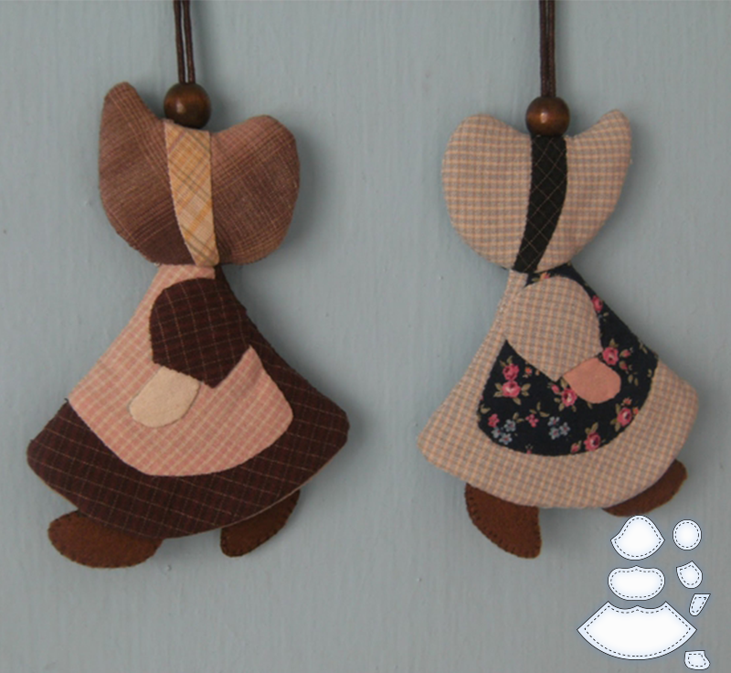 Sunbonnet Sue Key Holder Template Set