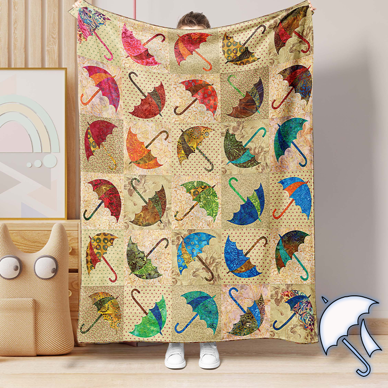 Beautiful Umbrellas Quilt Template Set