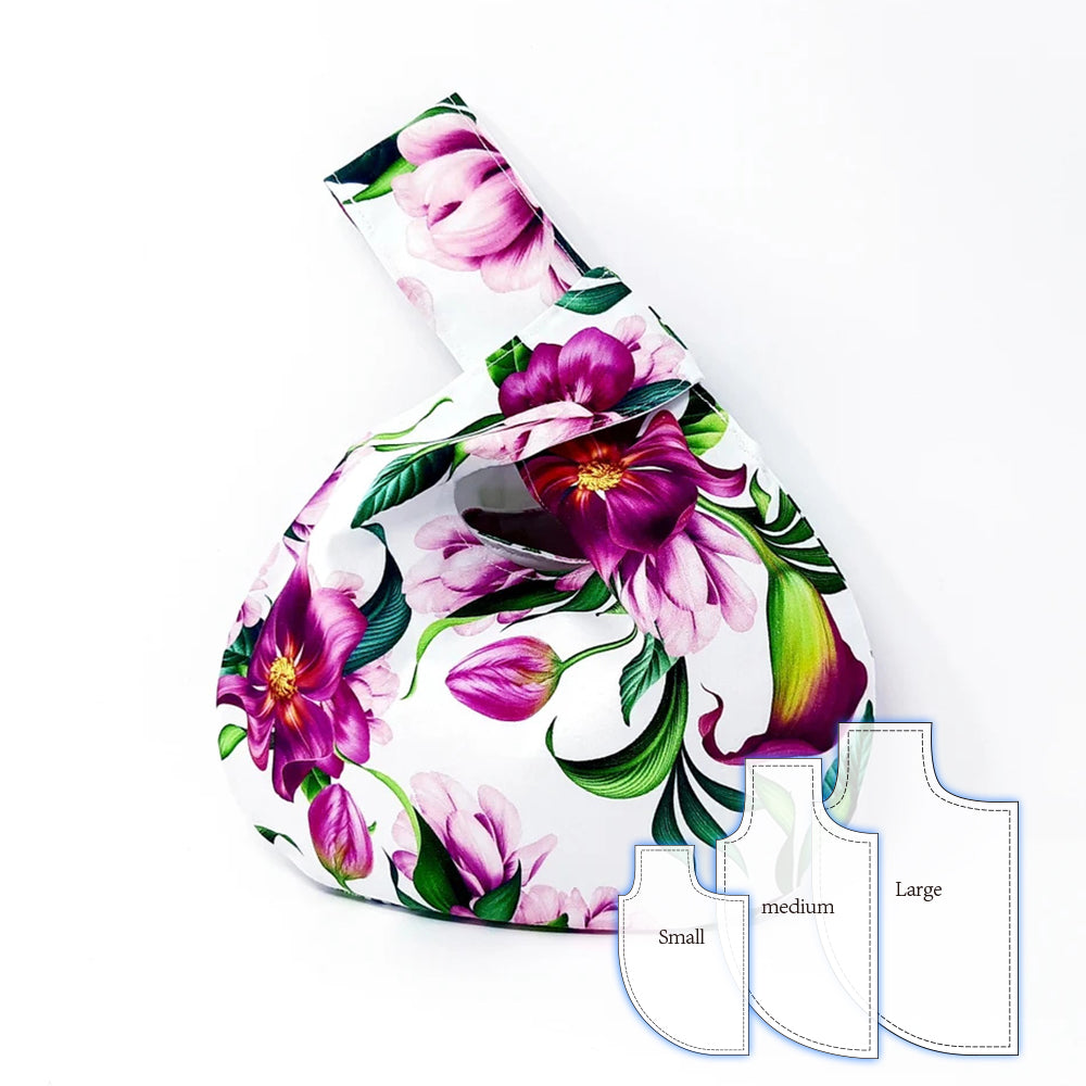 Cute Knot Bag Template Set(3PCS)