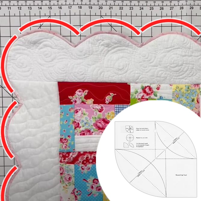 Patchwork Shell Ruler-3 Pcs