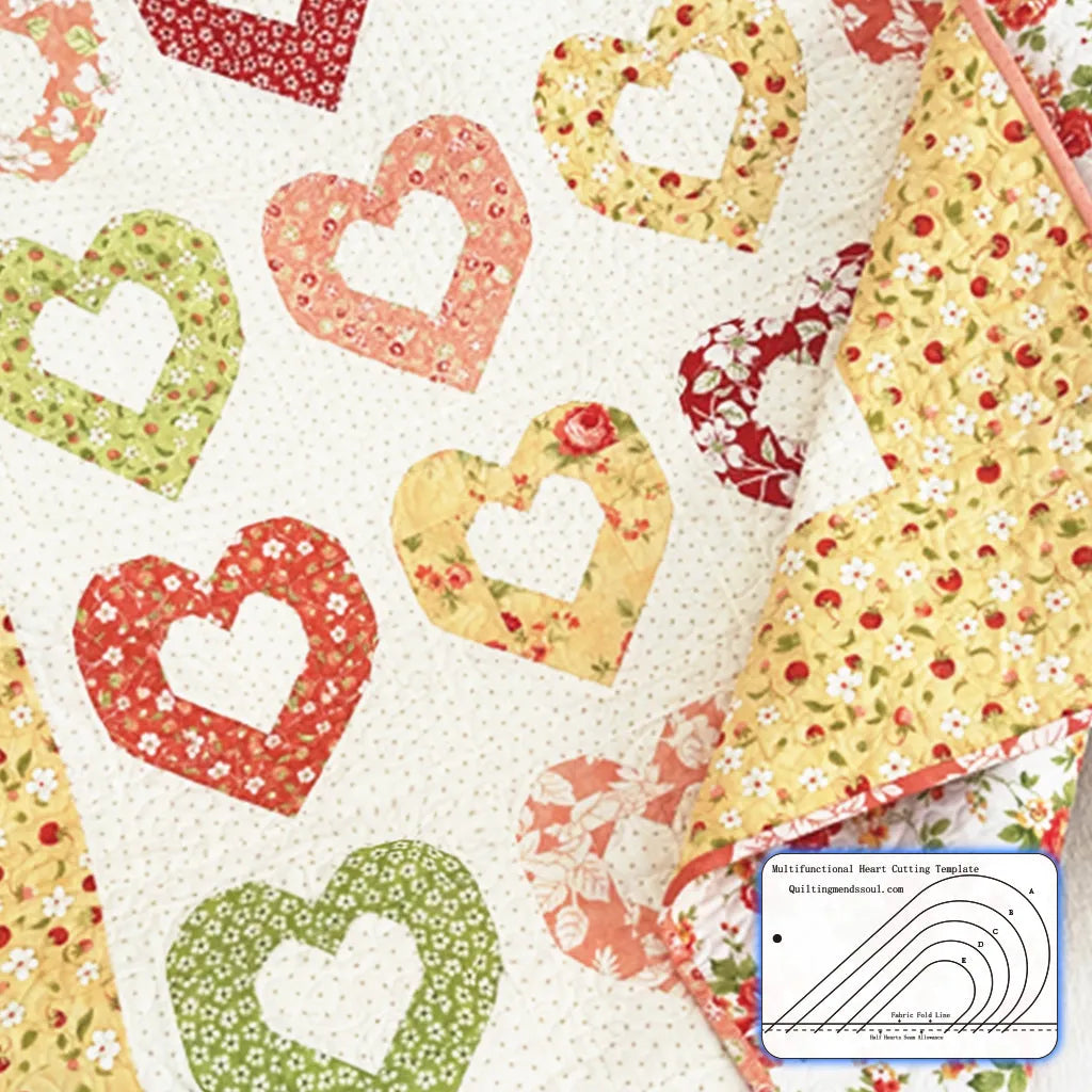 Multifunctional Heart Cutting Template
