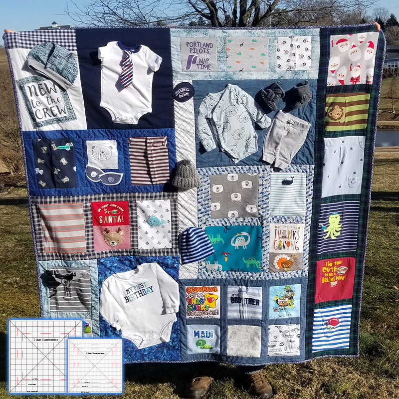 Memory T-Shirt Quilt Template Set