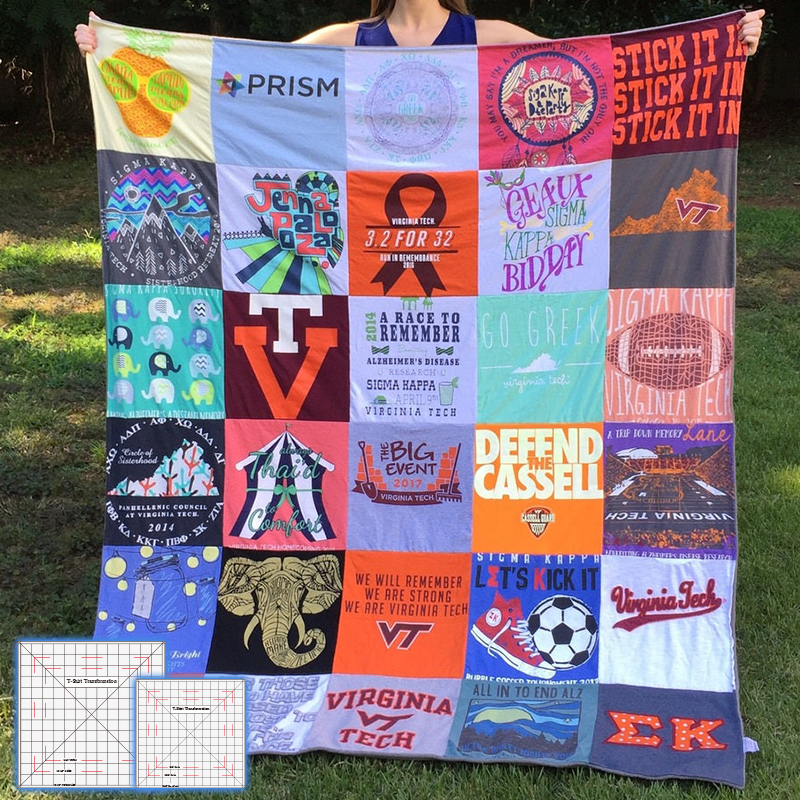 Memory T-Shirt Quilt Template Set