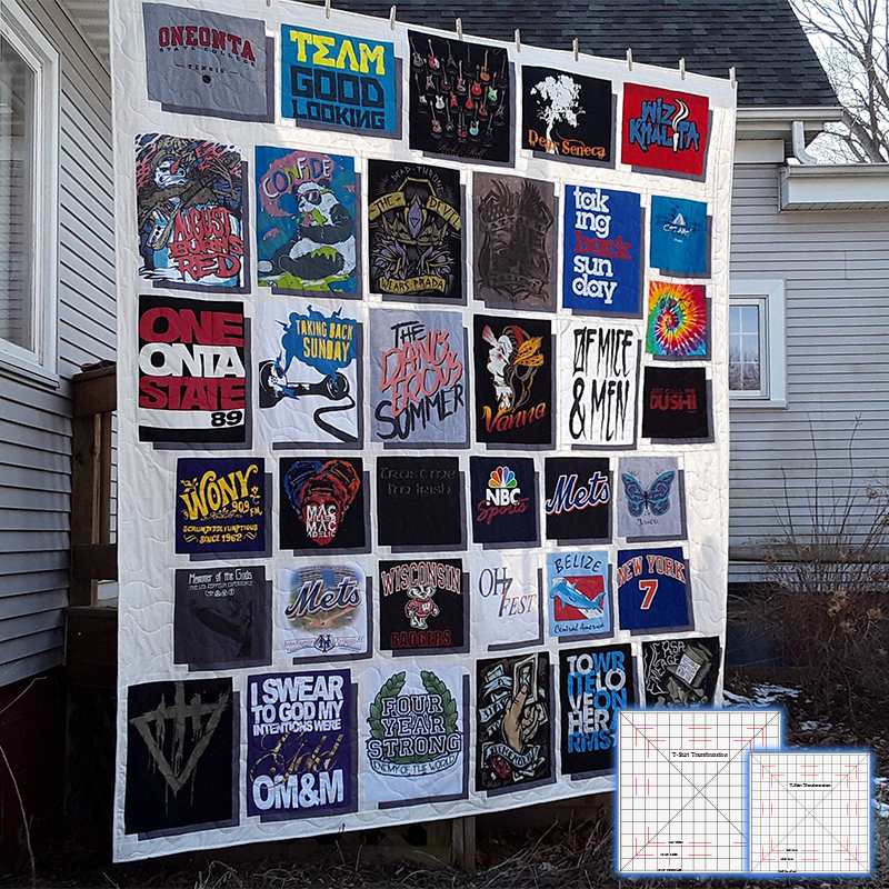 Memory T-Shirt Quilt Template Set