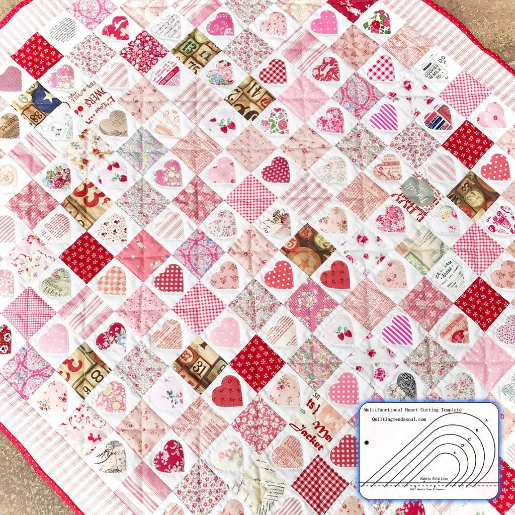 Multifunctional Heart Cutting Template