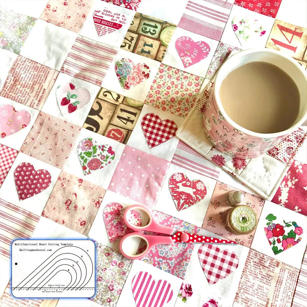 Multifunctional Heart Cutting Template