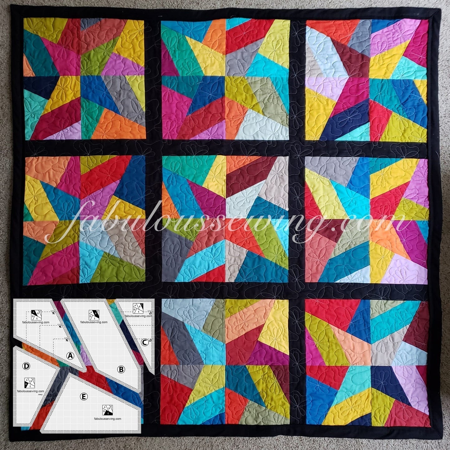 Sewing Quilt Cutting Template Set