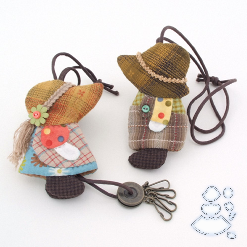 Sunbonnet Sue Key Holder Template Set