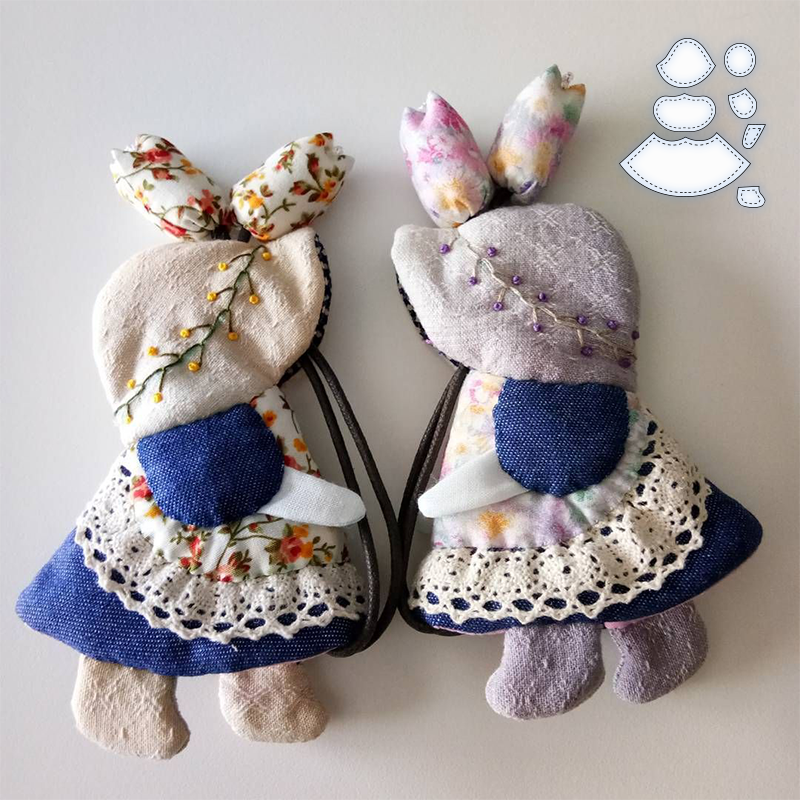 Sunbonnet Sue Key Holder Template Set