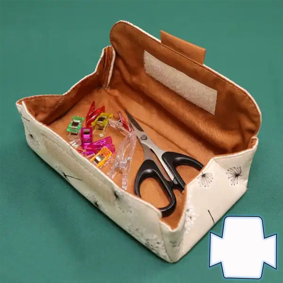 Cute Box Style Pouch Template Set