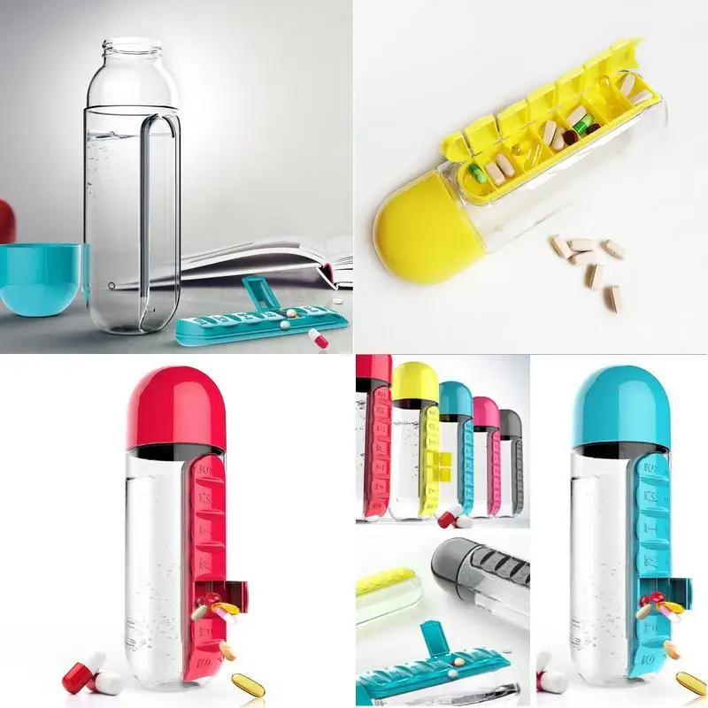 2 in 1 Pill Box Cup