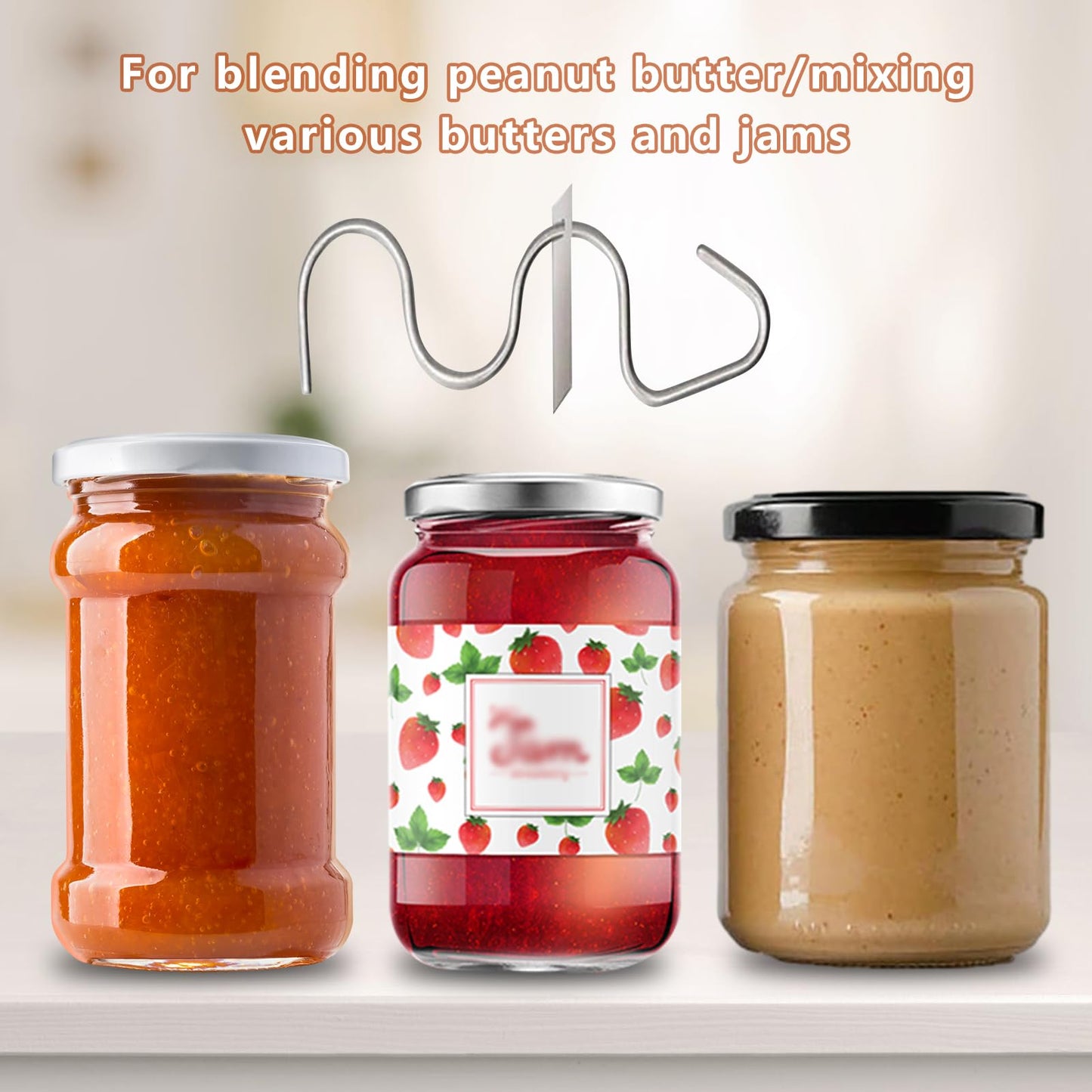 Stainless Steel Peanut Butter and Sauce Mixer