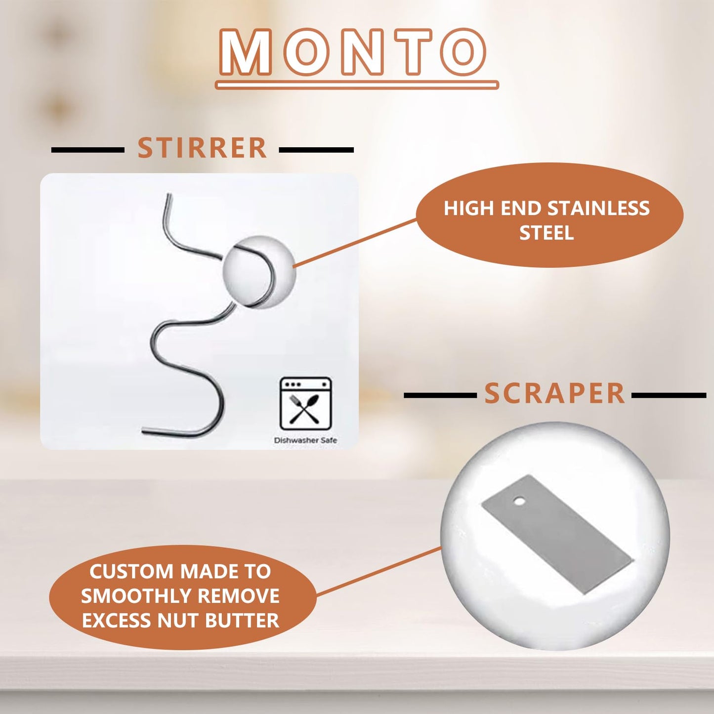 Stainless Steel Peanut Butter and Sauce Mixer