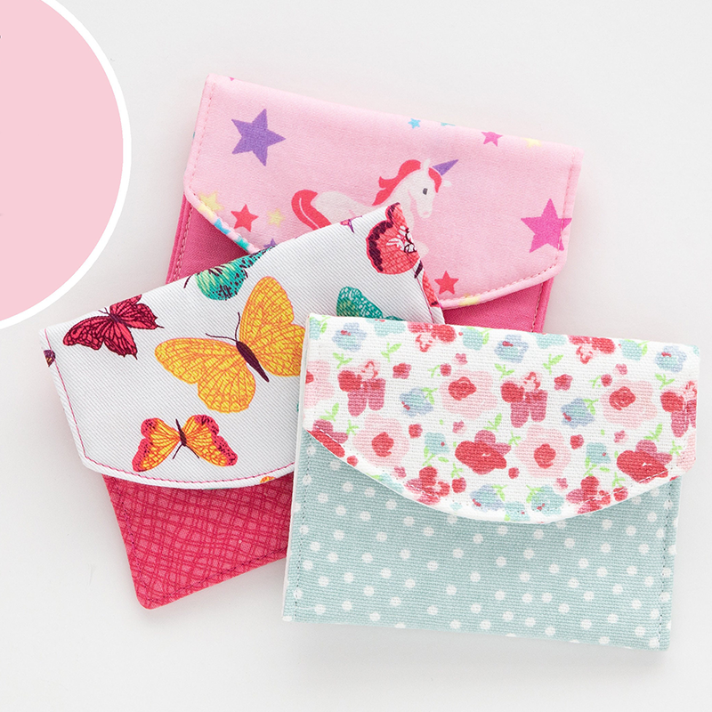 Cute Coin Purse Template Set