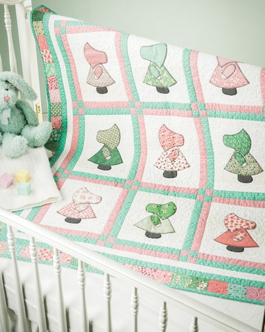 Sunbonnet Sue Quilt Template(4 pcs)