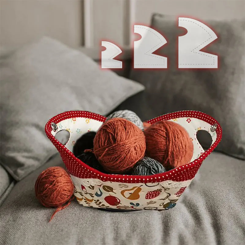 1/4 Cookie Bowl Pattern Template