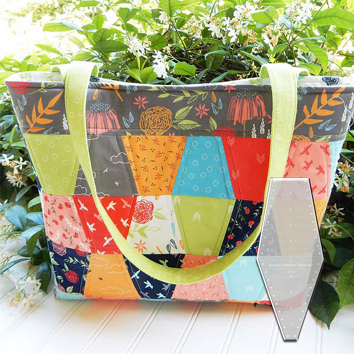 Double Tumbler Quilt Ruler