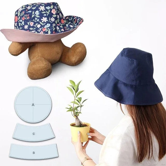 Bucket Hat Cutting Template(3PCS)