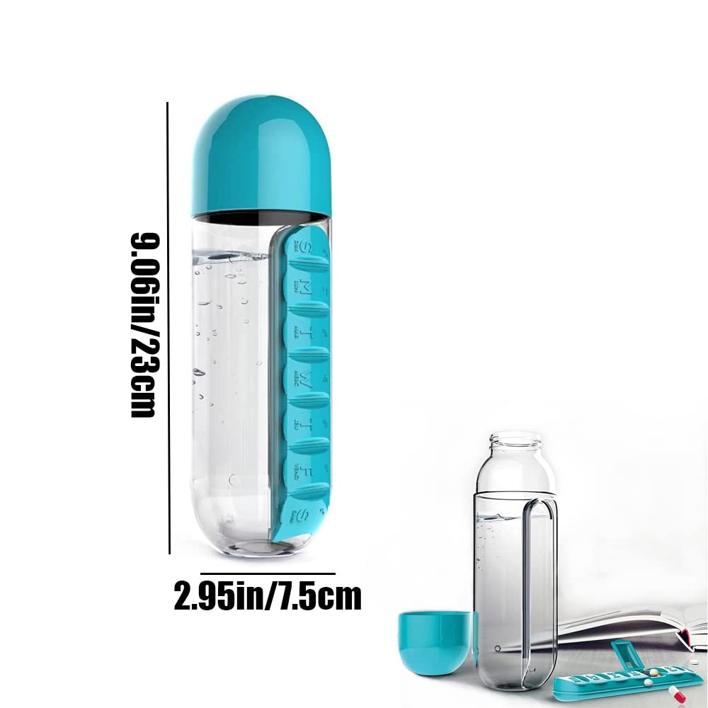 2 in 1 Pill Box Cup