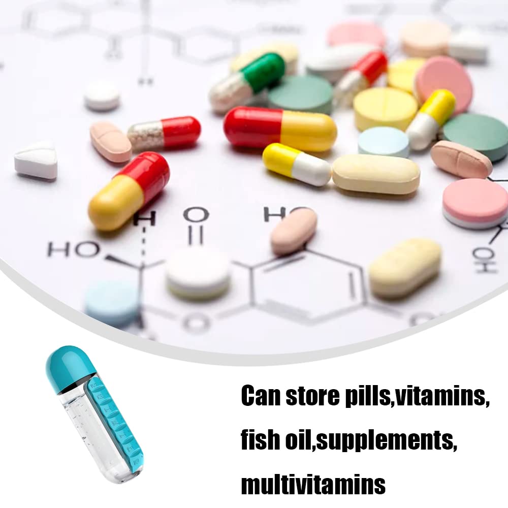 2 in 1 Pill Box Cup