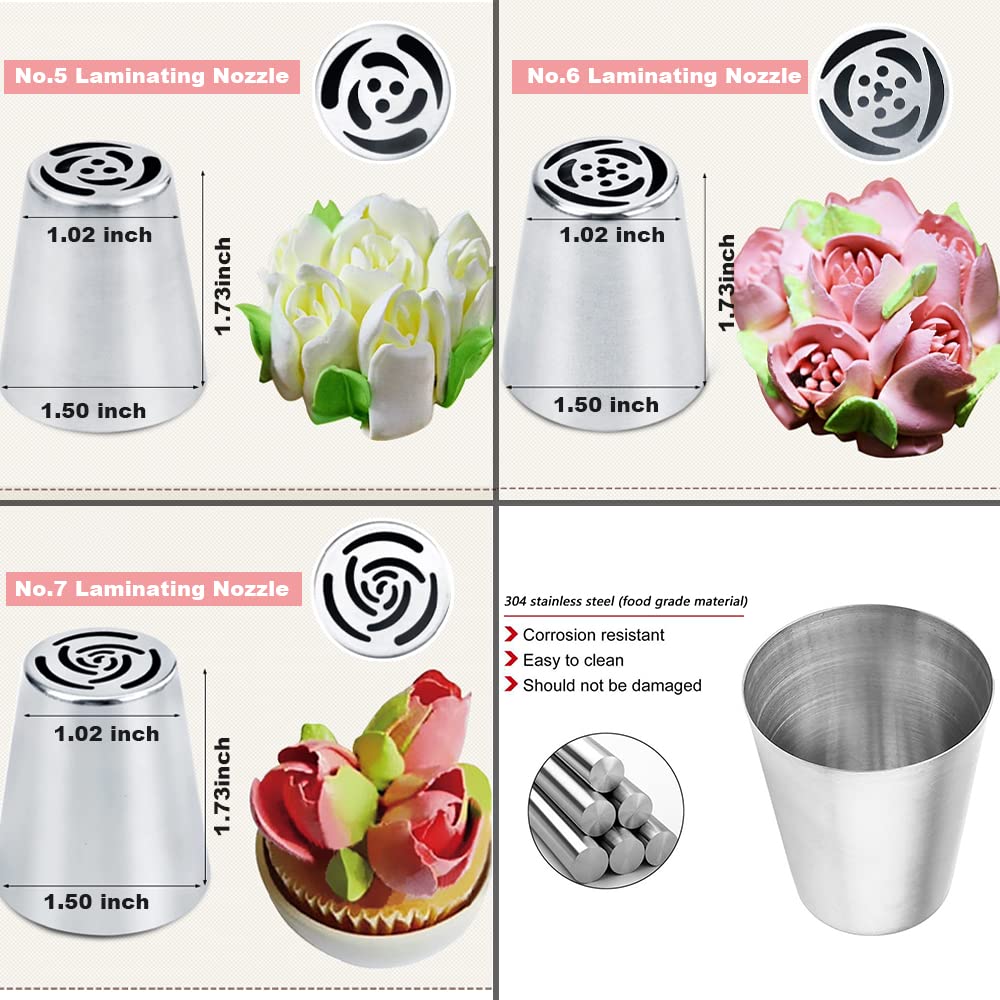 Cake Decorating Piping Nozzles(45PCS)