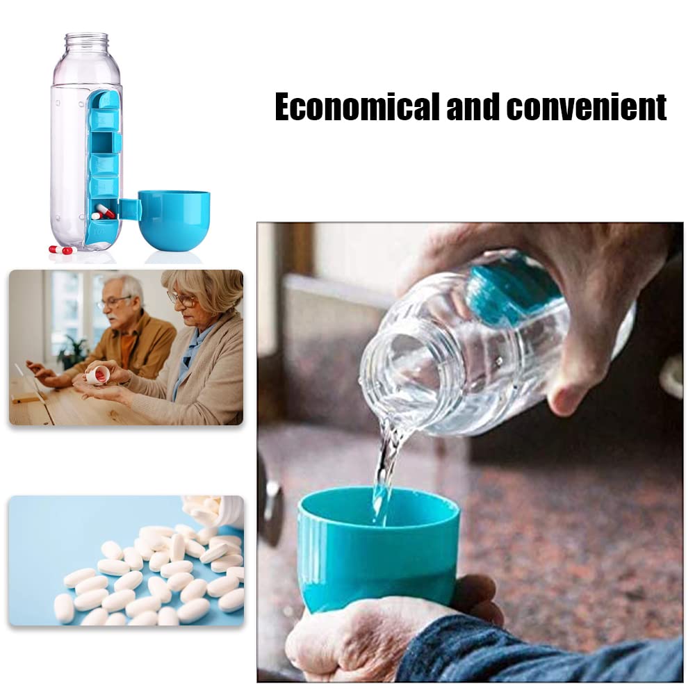 2 in 1 Pill Box Cup