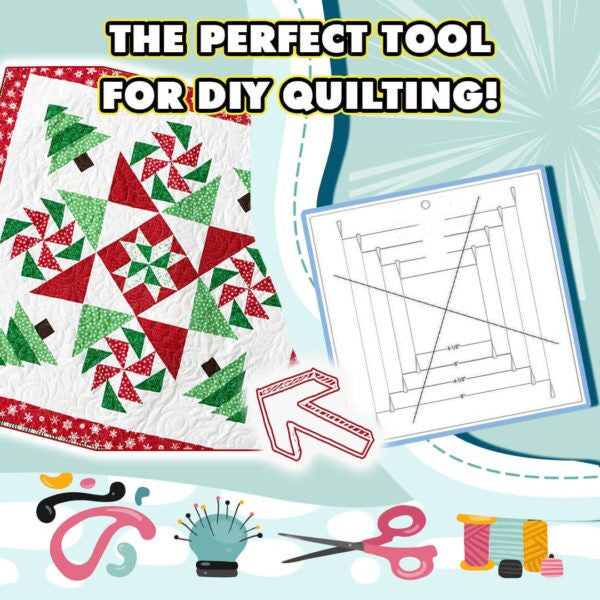 Creative Pinwheels Quilt Template