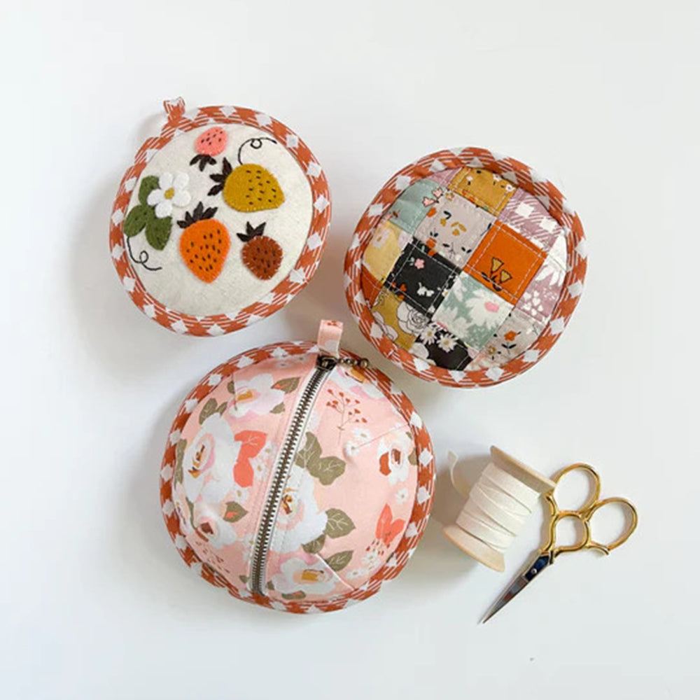 Cute Beetles Pouch Template Set(3PCS)