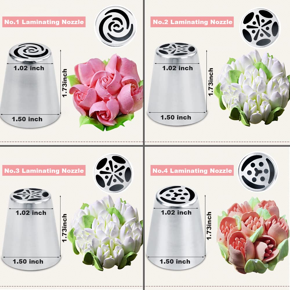 Cake Decorating Piping Nozzles(45PCS)