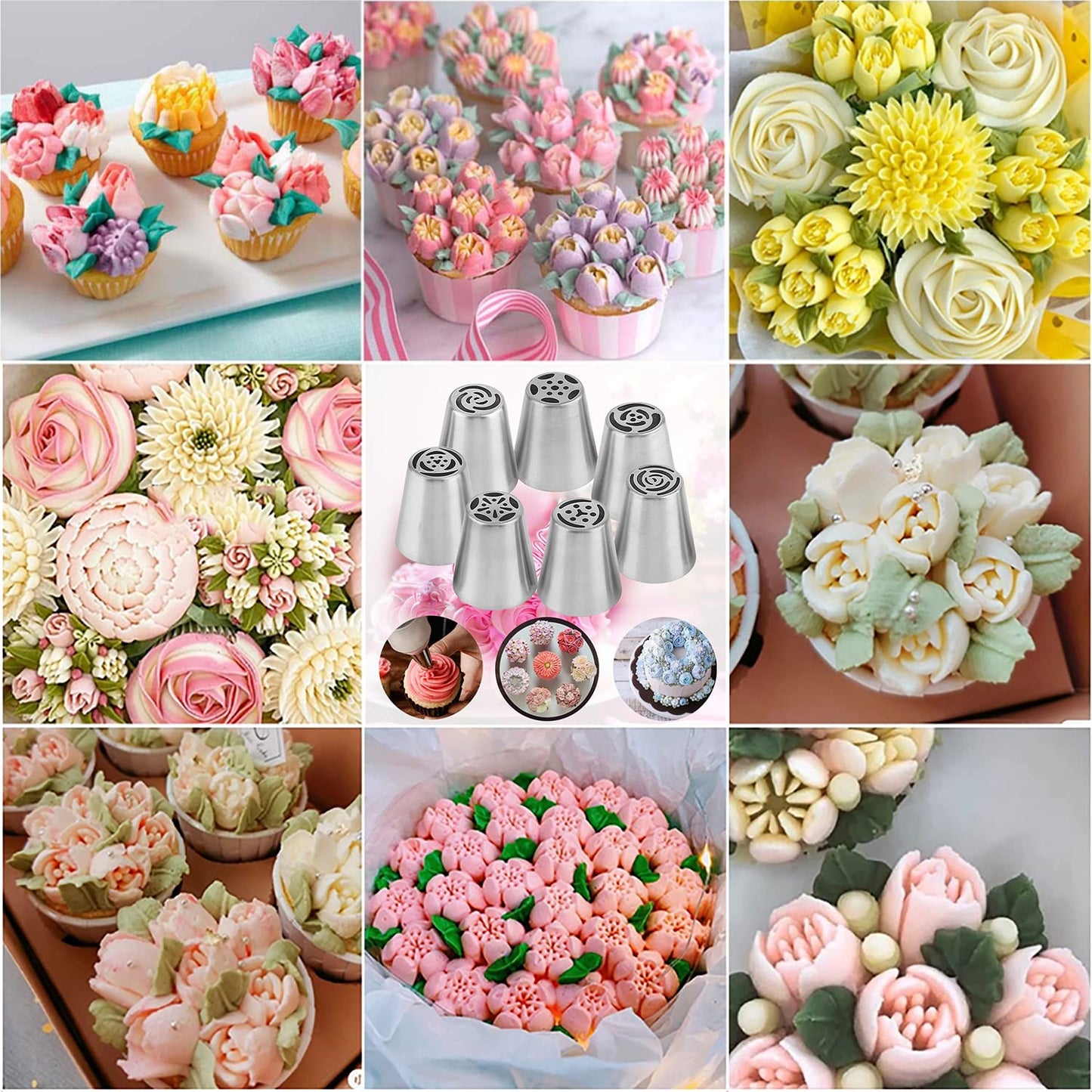 Cake Decorating Piping Nozzles(45PCS)
