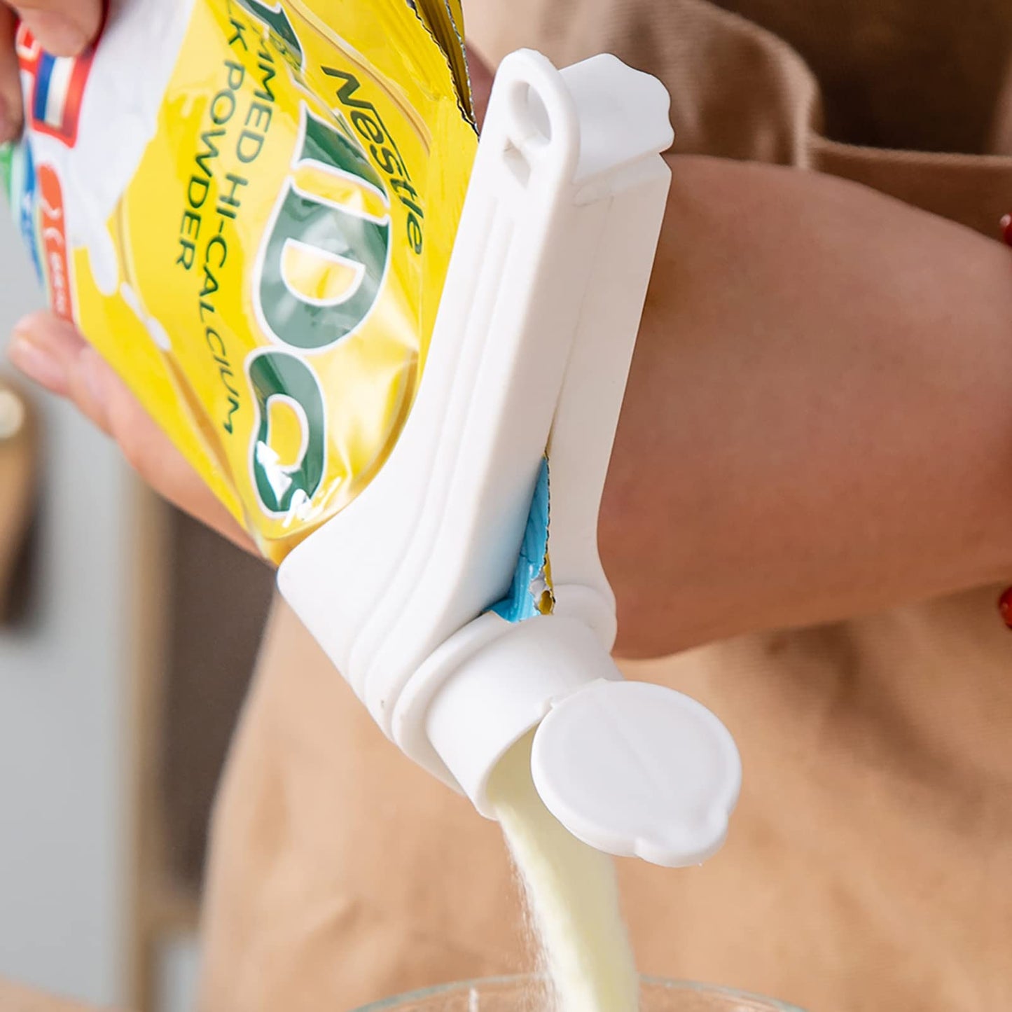 Food Storage Sealing Clips with Pour Spouts