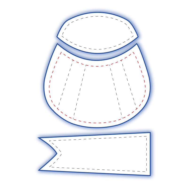 Romantic Purse Pouch Template Set