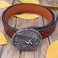 🔥Fashion punk women's genuine leather belt with knife
