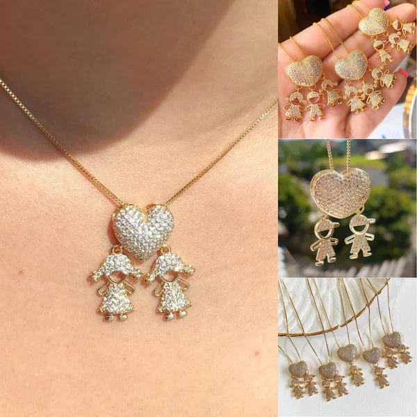 18k Gold Plated - Mother's Love Necklace
