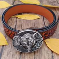🔥Fashion punk women's genuine leather belt with knife