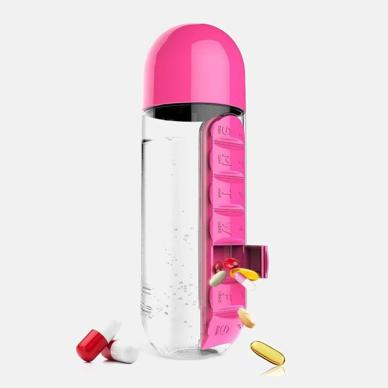 2 in 1 Pill Box Cup