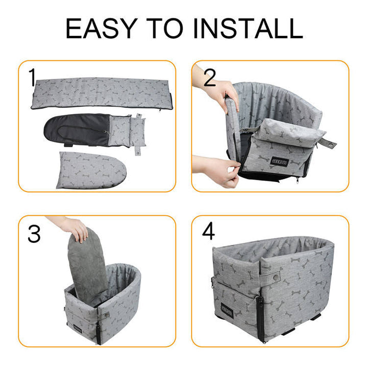 Safe Pet Car Seat Carrier