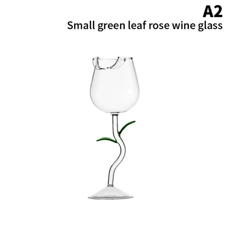 Rose-Shaped Glasses Cup