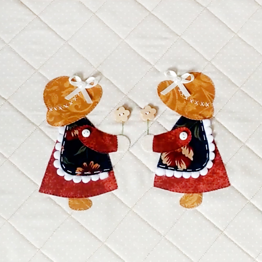 Sunbonnet Sue Key Holder Template Set