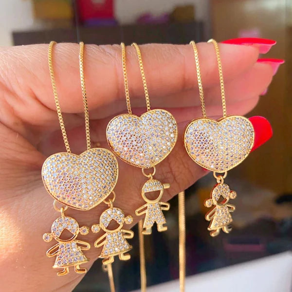 18k Gold Plated - Mother's Love Necklace