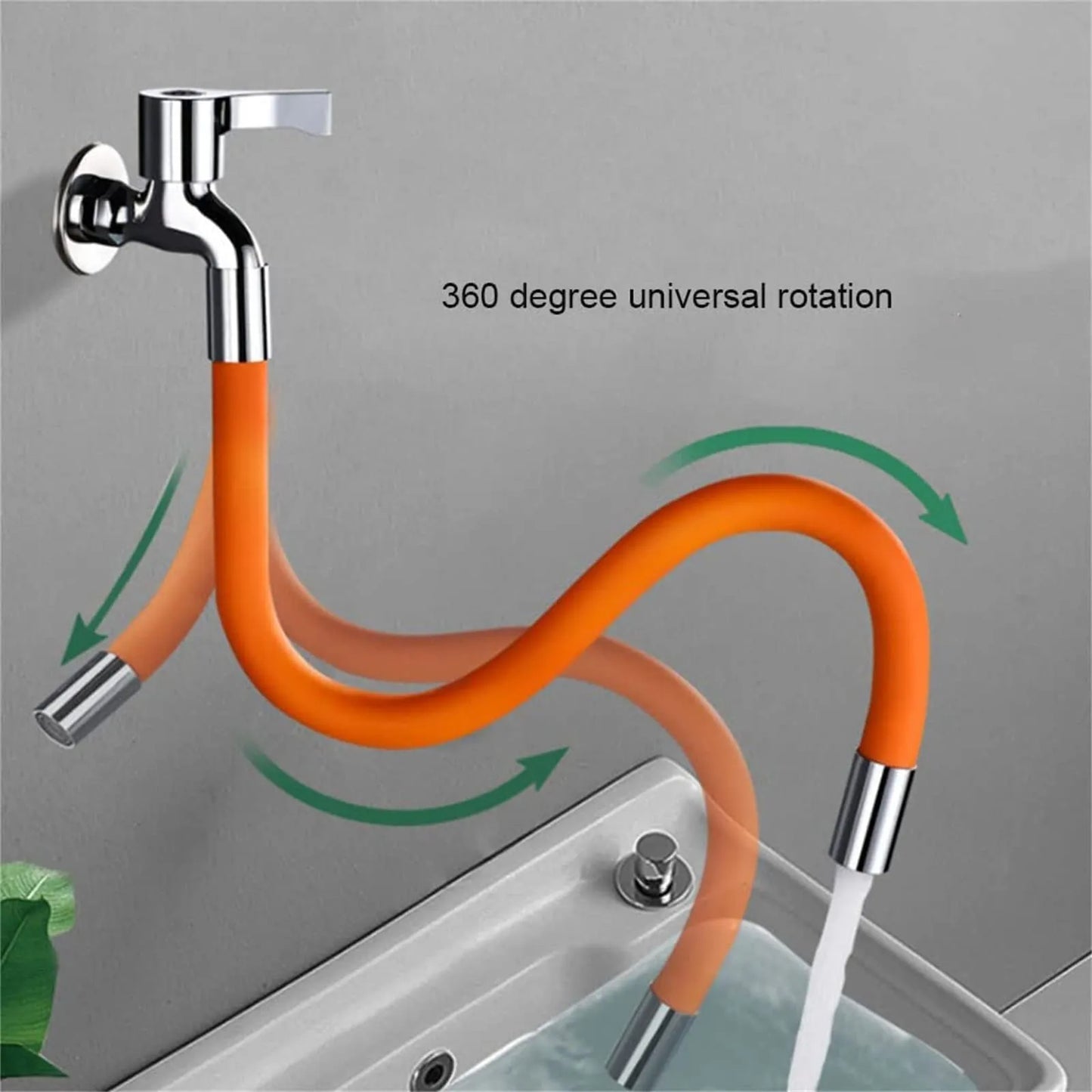 Universal Swivel Extension Tube-360° Free Bending Faucet Extension Extender